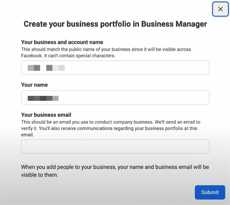 创建bm账号填写业务信息 超详细FB Business Manager账号创建指南
