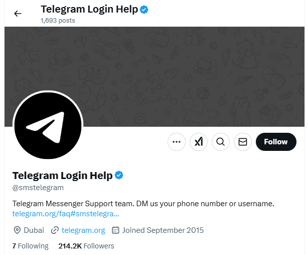 推特私信解封telegram